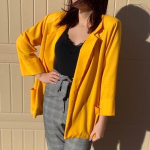 Vintage Yellow Blazer